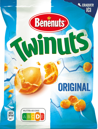 Promo Twinuts goût salé BENENUTS chez Géant Casino